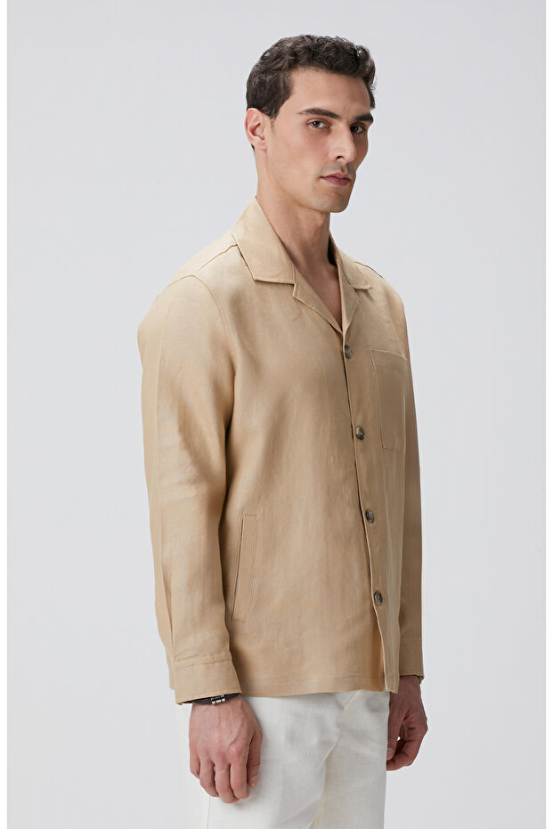 Vizon Keten Dış Gömlek - 4