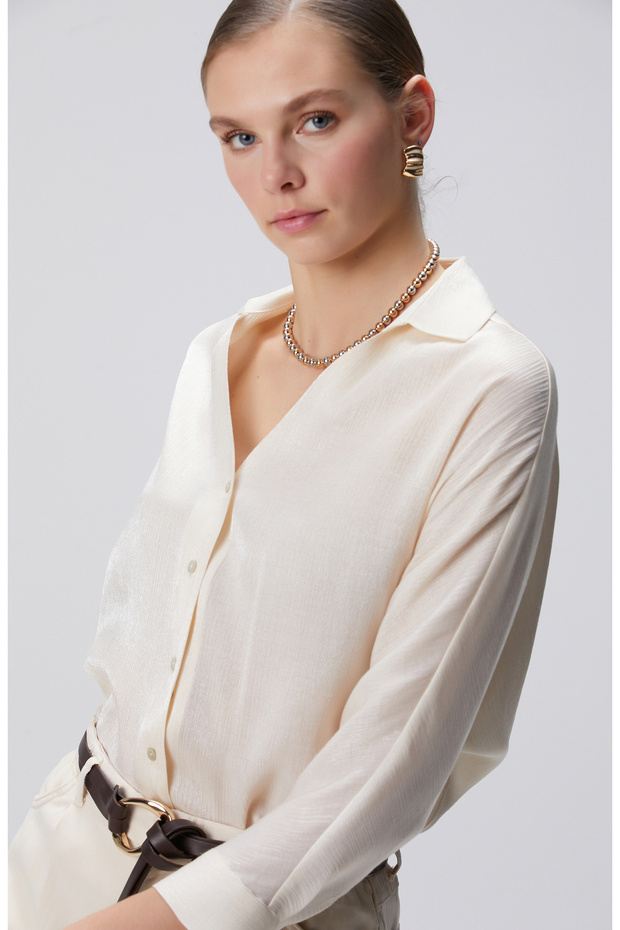 Açık Bej Gömlek - 2