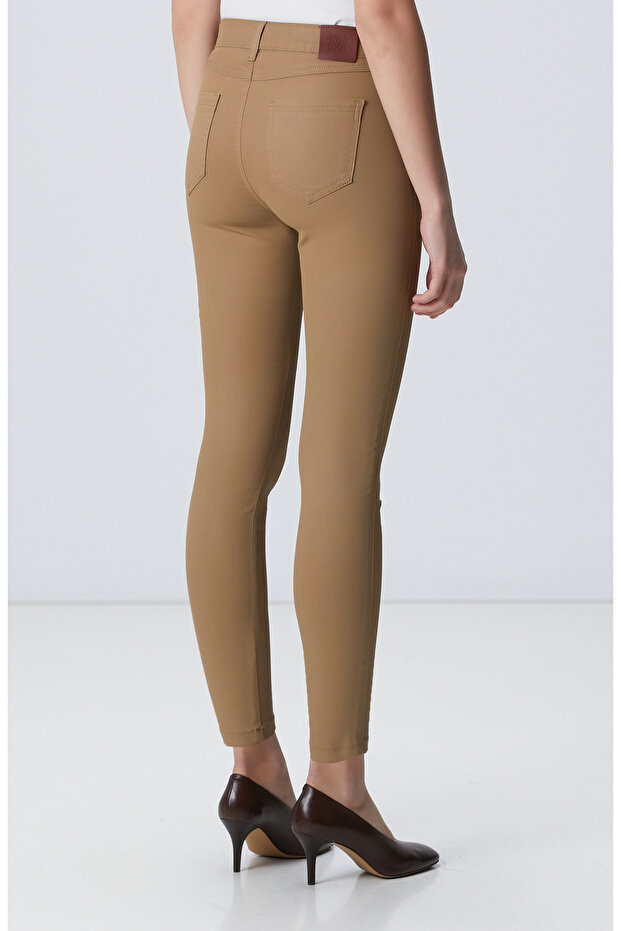 Camel Denim Pantolon - 5