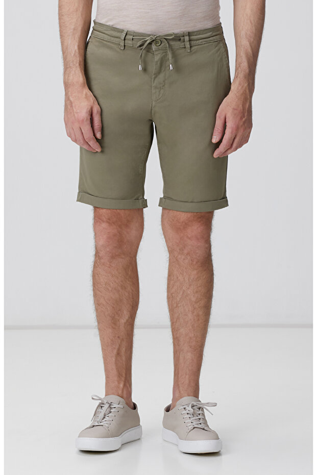 Haki Chino Şort - 2