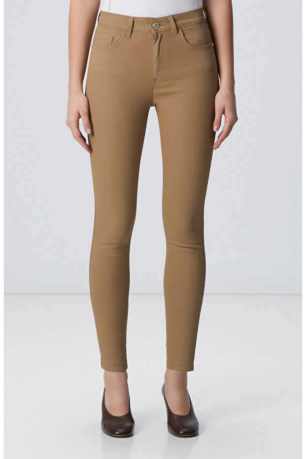 Camel Denim Pantolon - 2