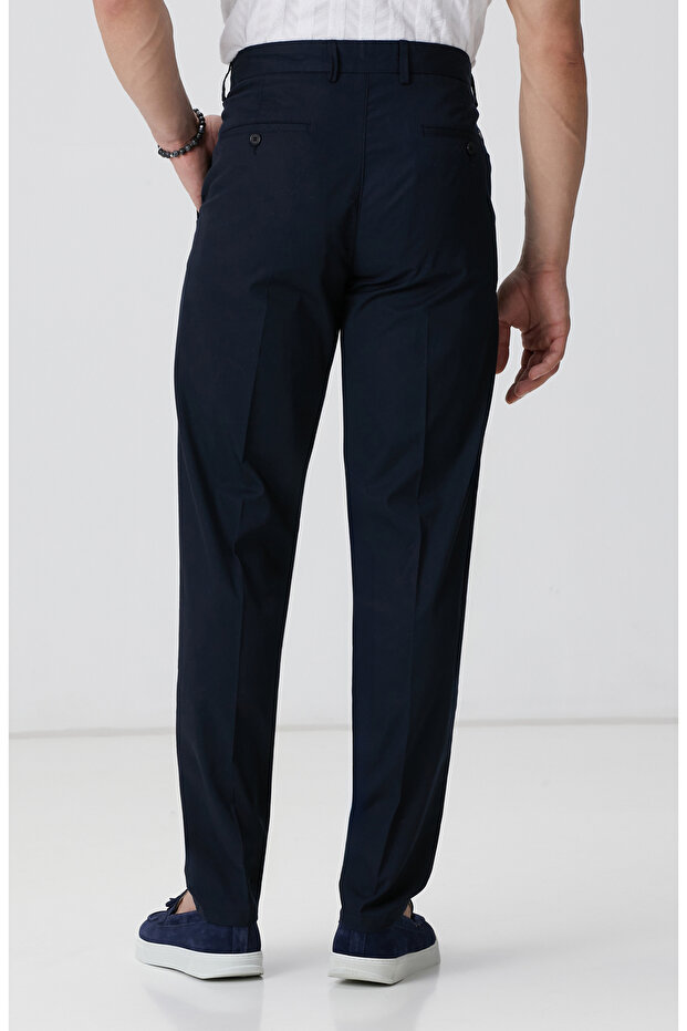 Lacivert Chino Pantolon - 3
