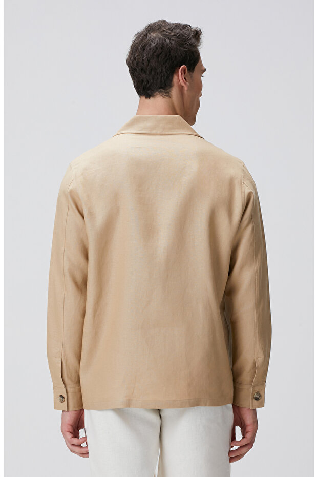 Vizon Keten Dış Gömlek - 5