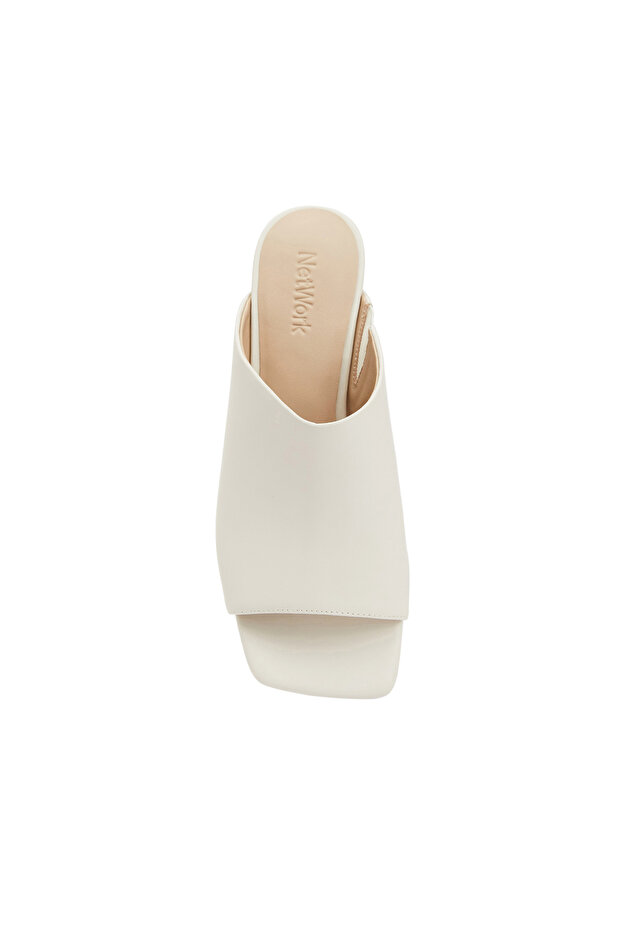 Beyaz Kadın Terlik - 4