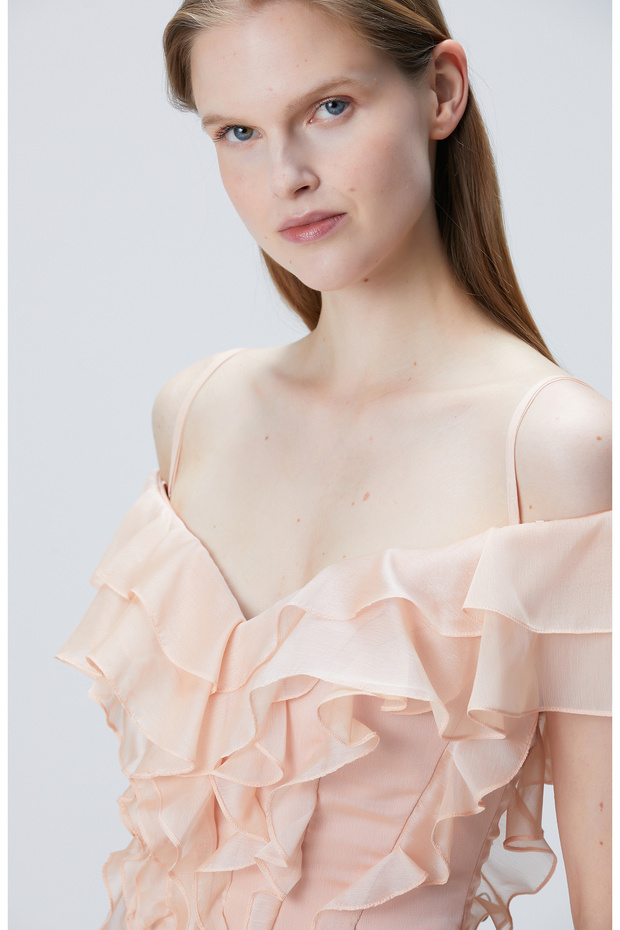 Somon Mini Abiye Elbise - 2