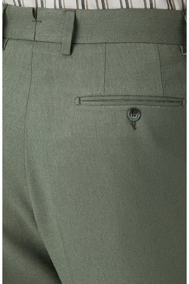 Haki Armürlü Pantolon - 5