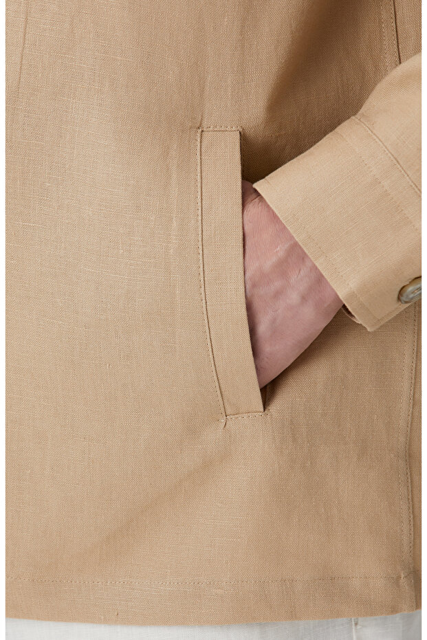 Vizon Keten Dış Gömlek - 8