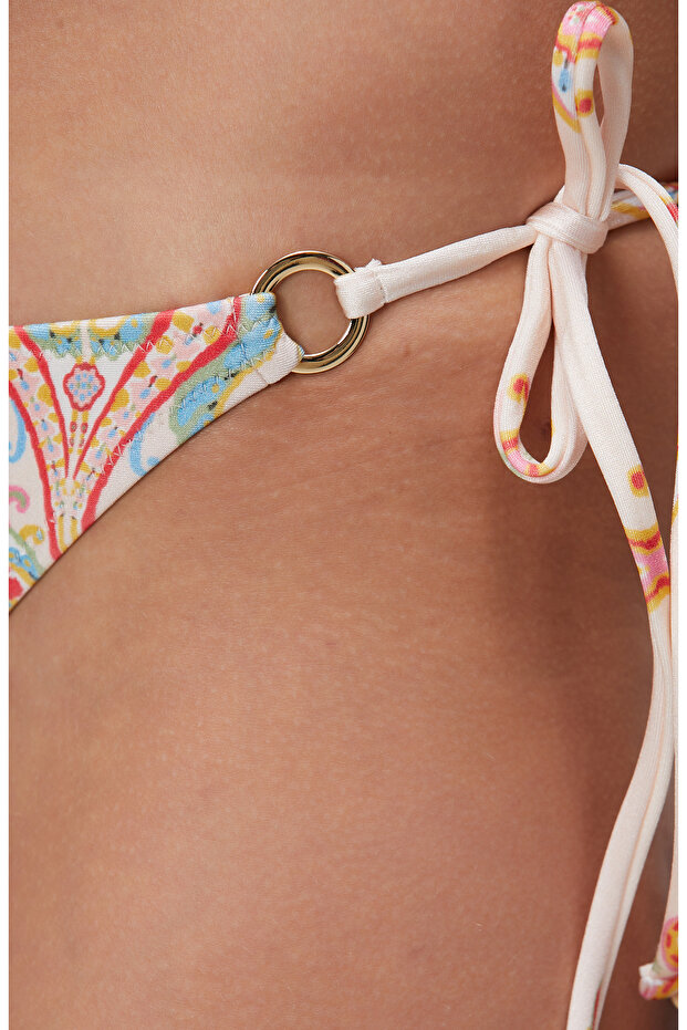 Bej Desenli Bikini Altı - 6