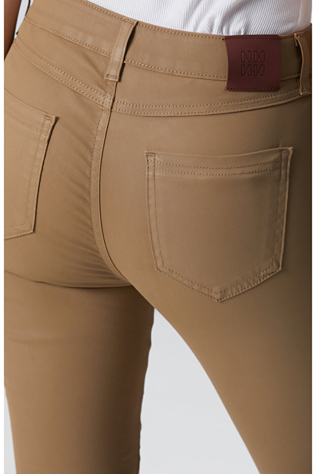 Camel Denim Pantolon - 6