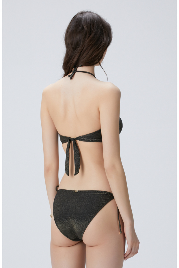 Siyah Gold Bikini Üstü - 5