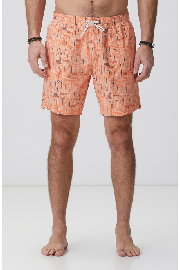 Turuncu Baskılı Mayo - 2