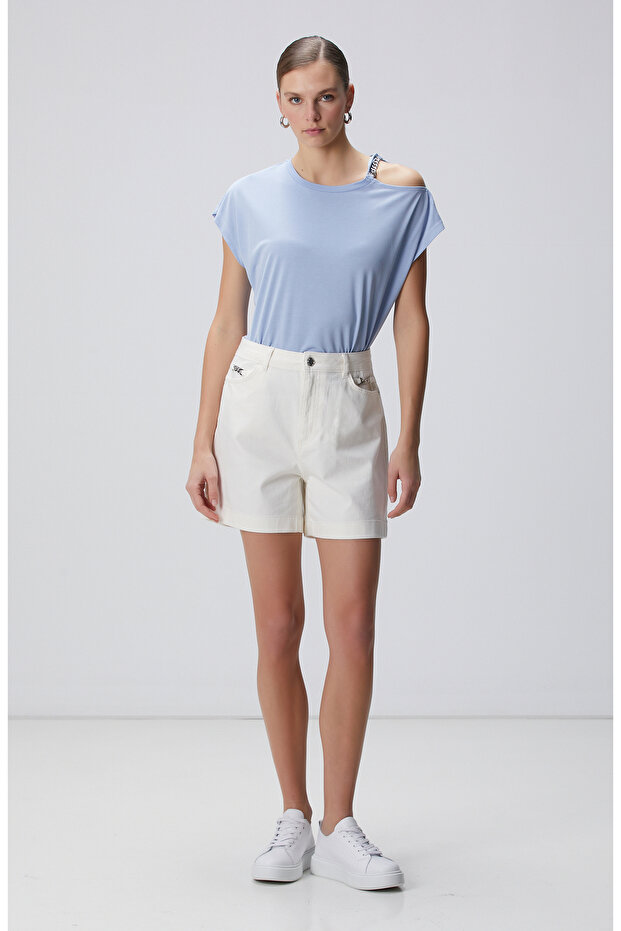 Açık Mavi T-shirt - 3