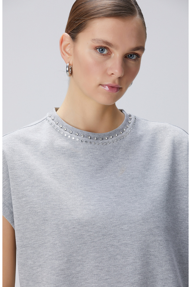 Gri Melanj SweaTshirt - 2