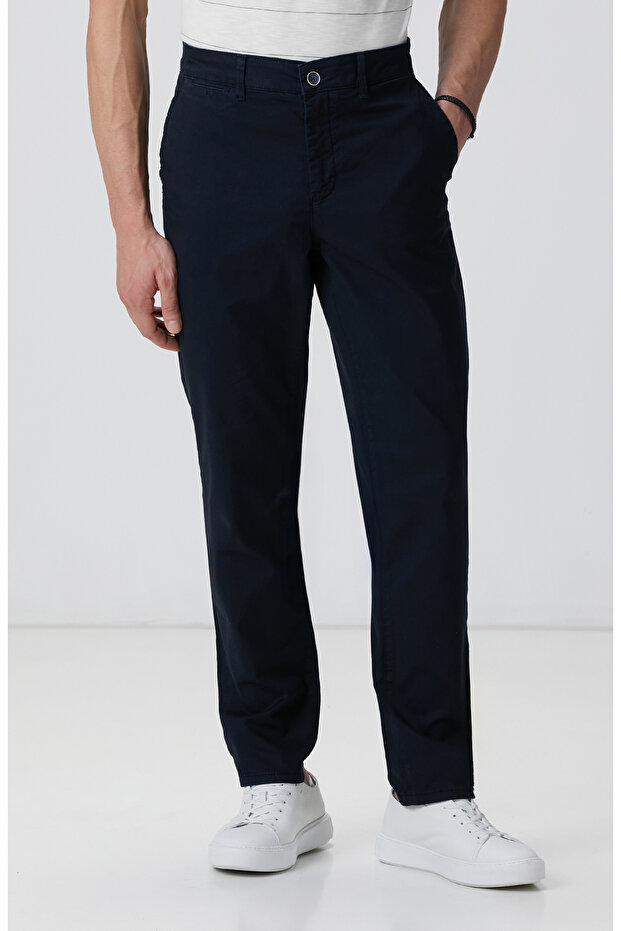 Lacivert Chino Pantolon - 2