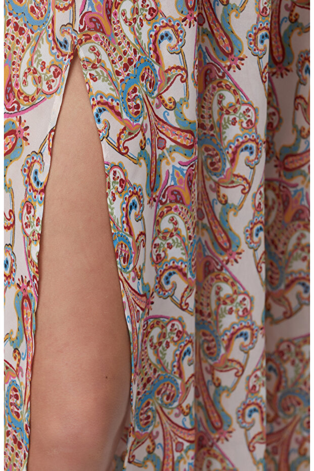 Bej Plaj Elbisesi - 6