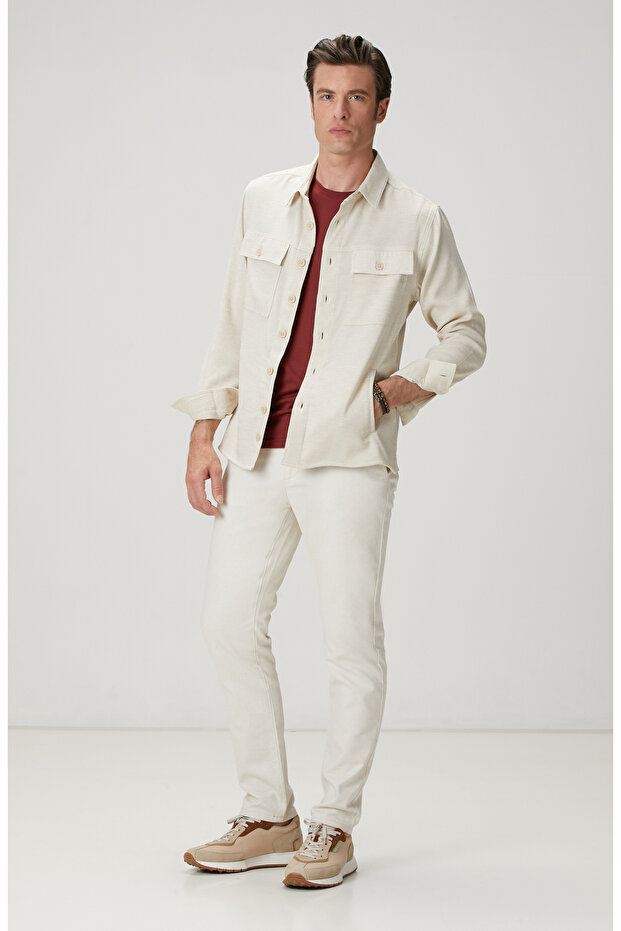 Naturel Dış Gömlek - 3