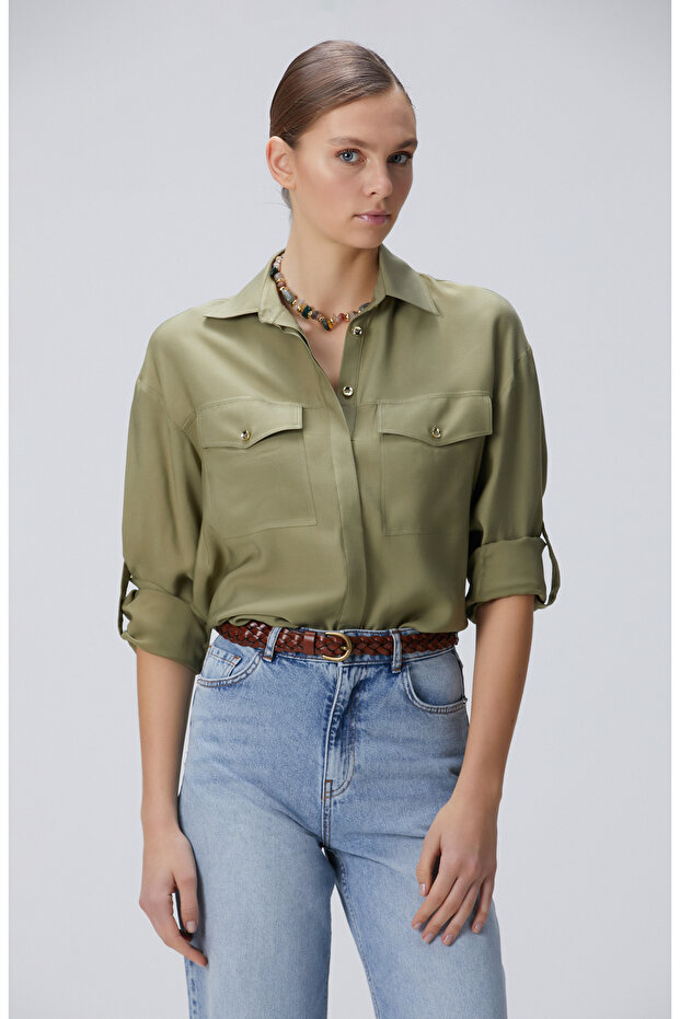 Haki  Gömlek - 4