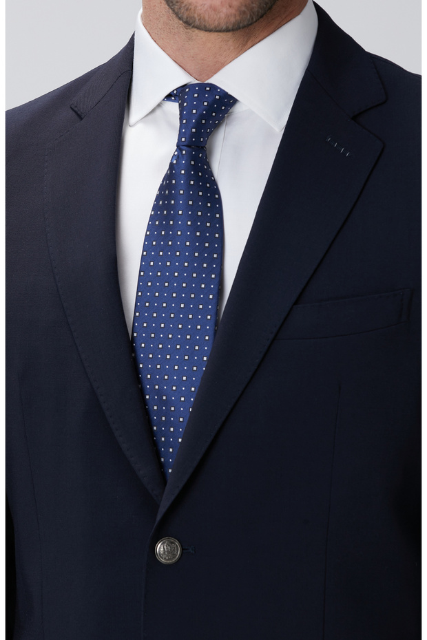 Lacivert Yün Ceket - 7