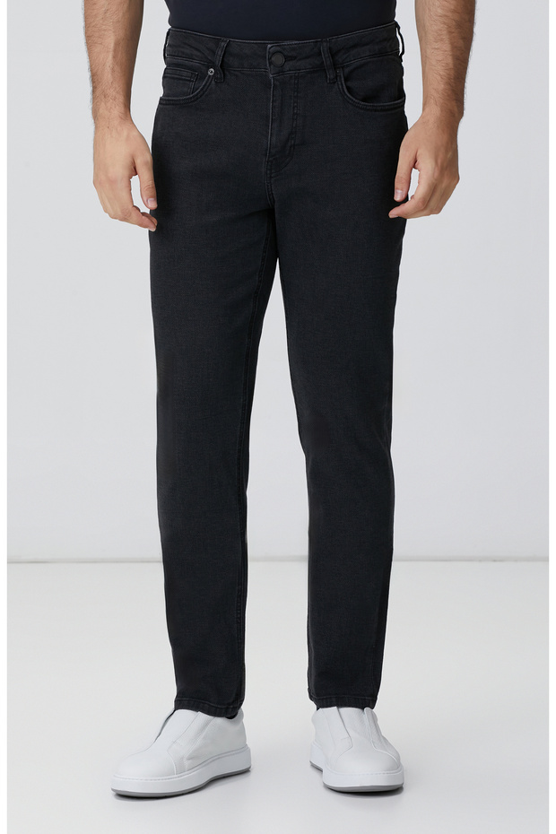 Antrasit Denim Pantolon - 2