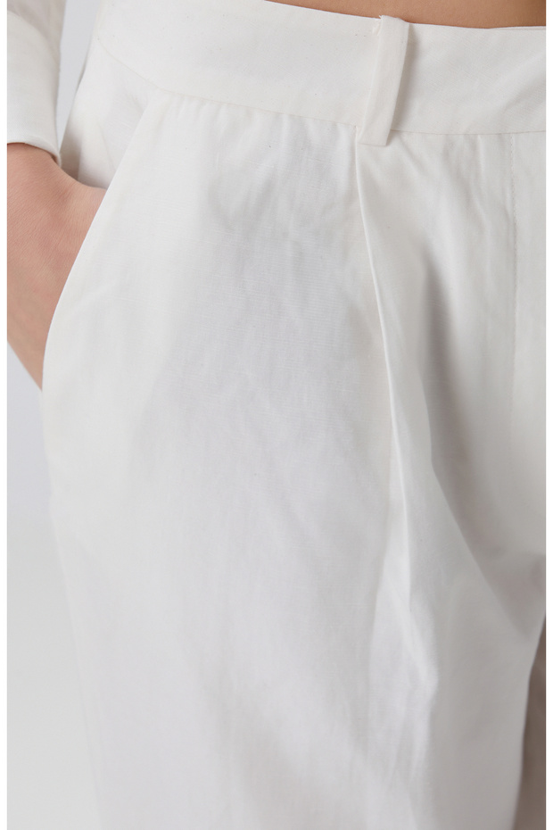 Kırık Beyaz Pantolon - 5