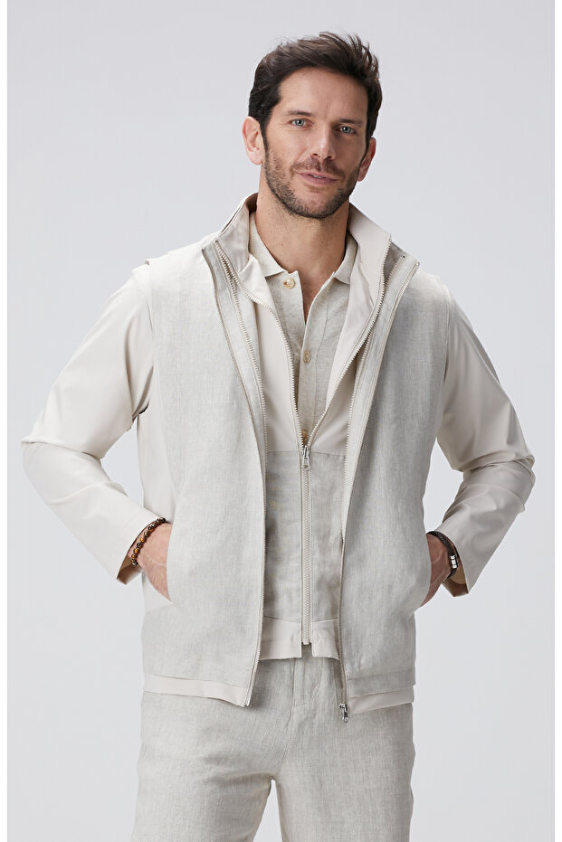 N-Tech Naturel Keten Mont - 2