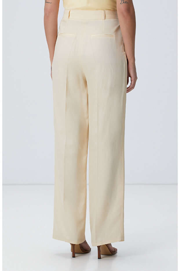 Limited Vanilya Pileli Pantolon - 5