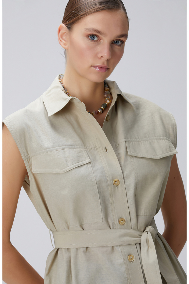 Açık Haki Gömlek - 2