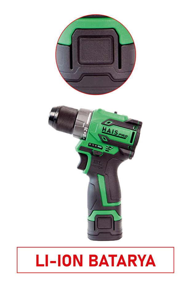 Pro Şarjlı El Matkap Seti | Güçlü, Hafif ve Ergonomik Tasarım - 3