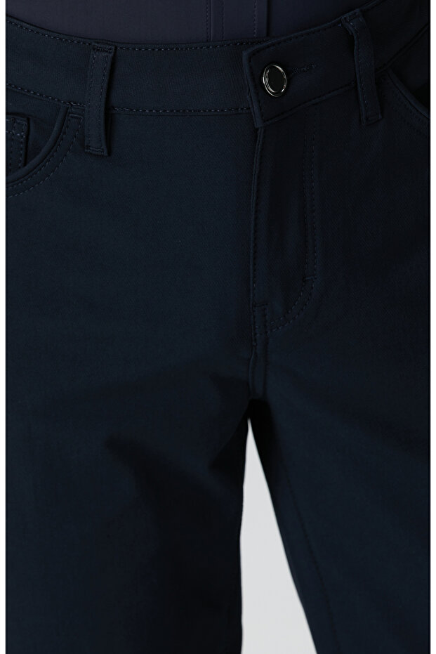 Lacivert Pantolon - 4