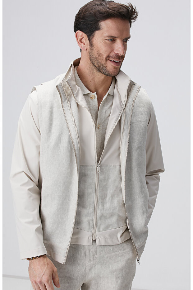 N-Tech Naturel Keten Mont - 1