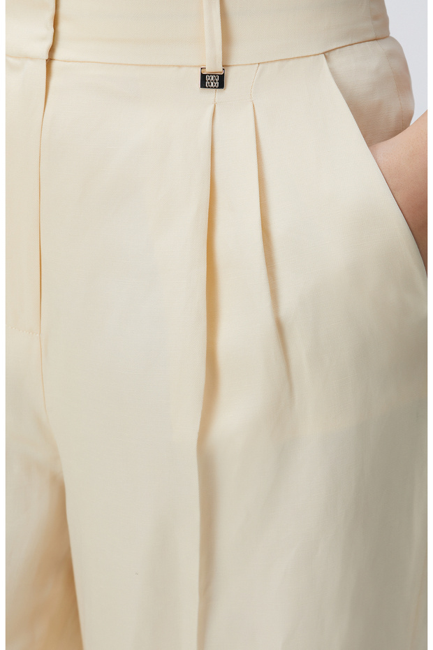 Limited Vanilya Pileli Pantolon - 6
