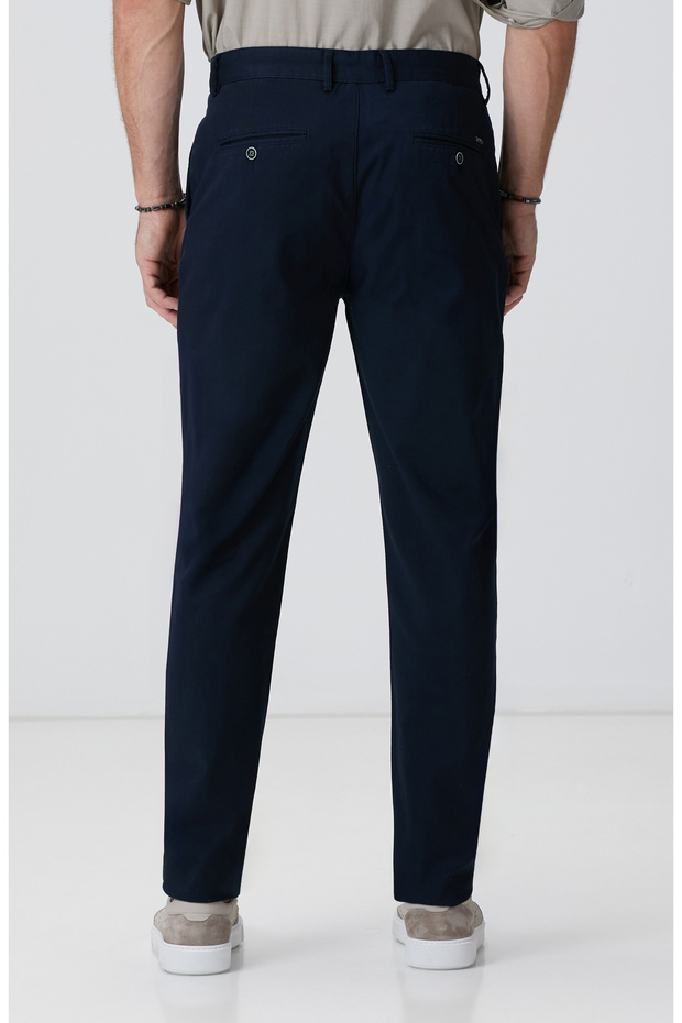 Lacivert Chino Pantolon - 3