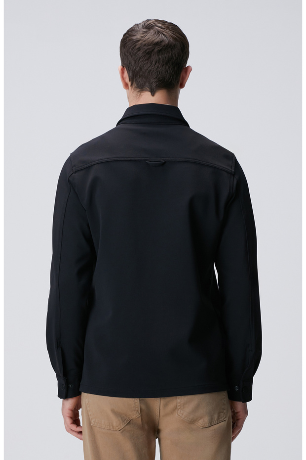N-Tech Siyah Dış Gömlek - 5