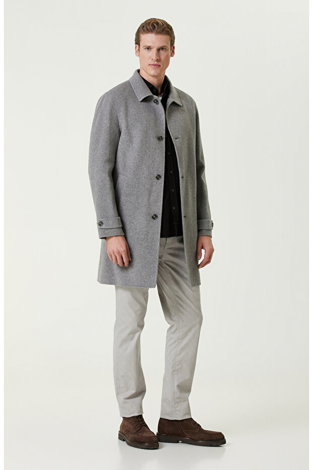 Bordo Fitilli Kadife Gömlek - 3