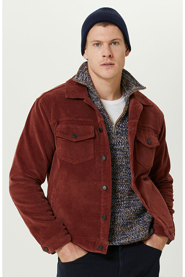 Kiremit Fitilli Kadife Mont - 2