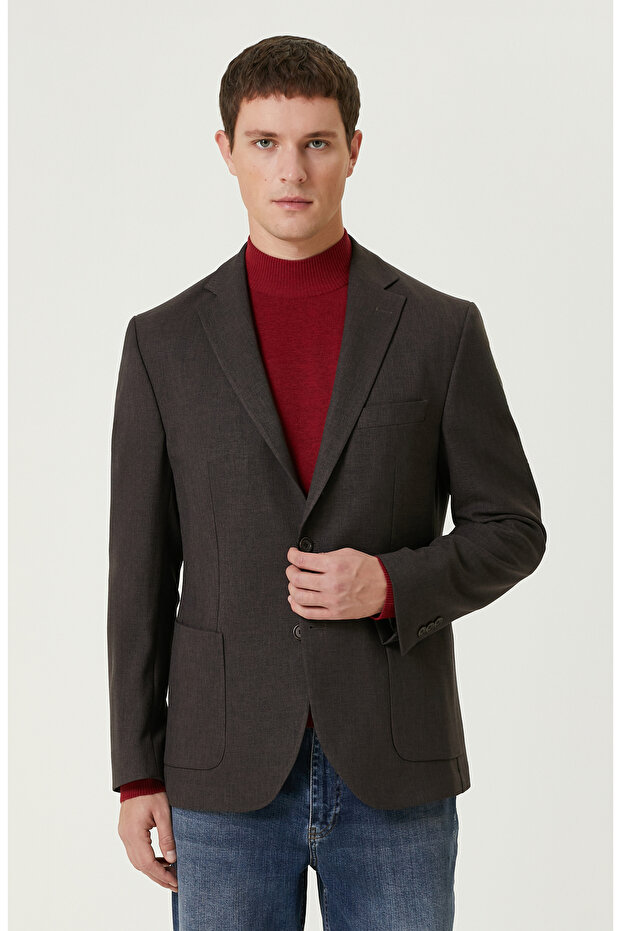 N-Tech Kahverengi Ceket - 1