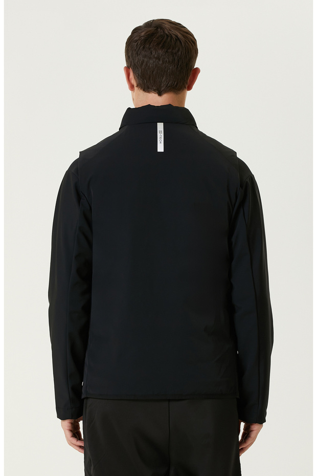 Siyah Yelek Olabilen Mont - 5