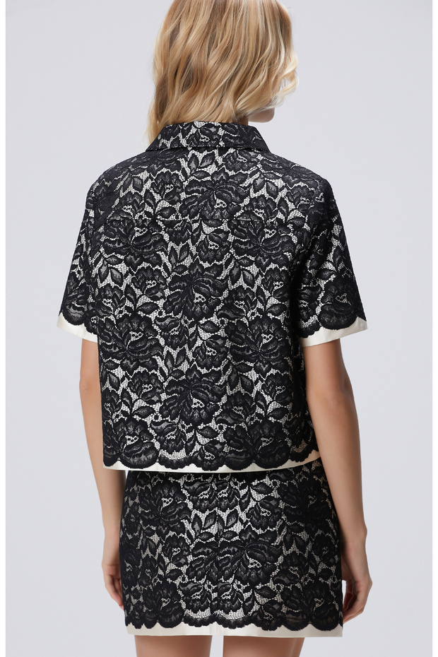 Siyah Limited Dantel Ceket - 6