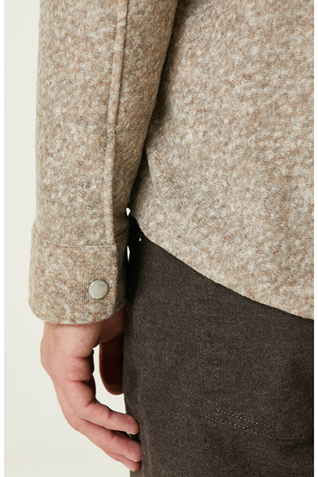 Bej Dış Gömlek - 7