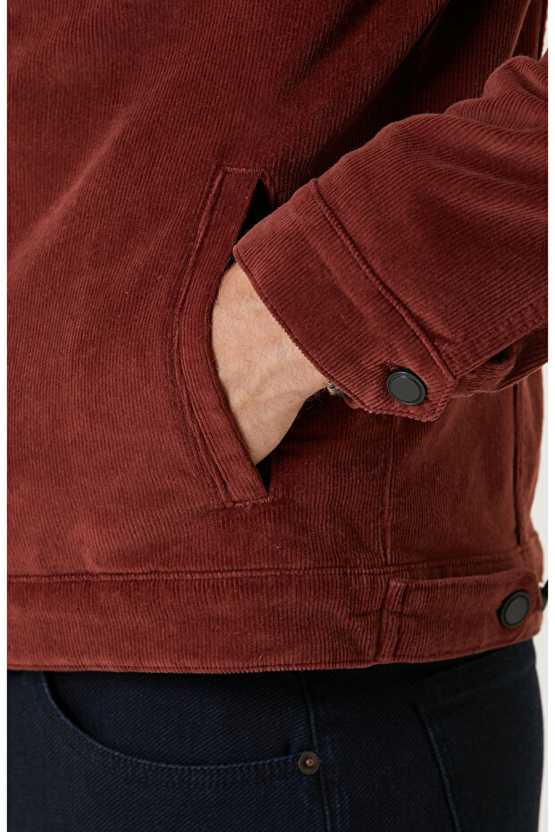 Kiremit Fitilli Kadife Mont - 7