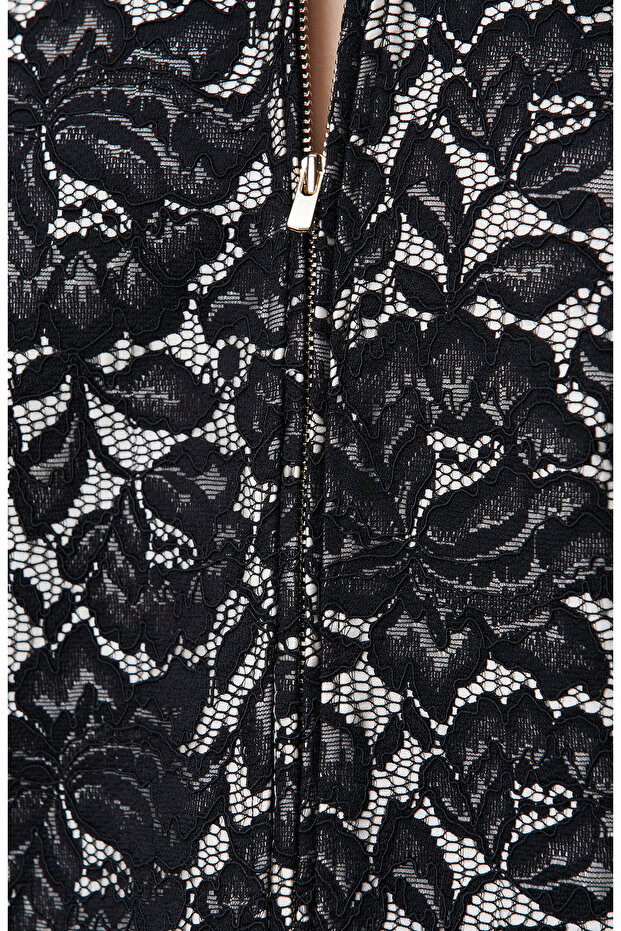 Siyah Limited Dantel Ceket - 5