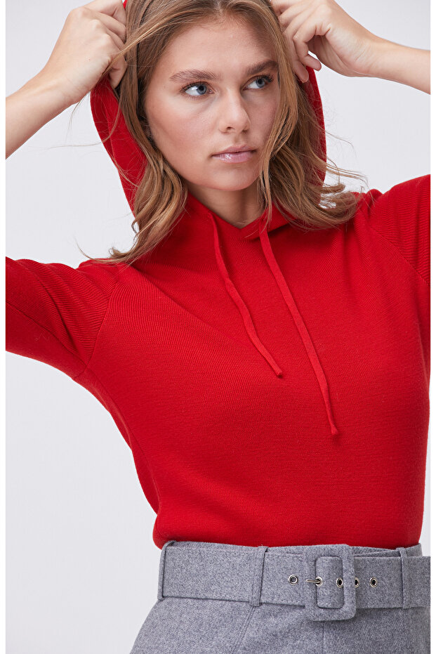 Kırmızı Yün Kazak - 2