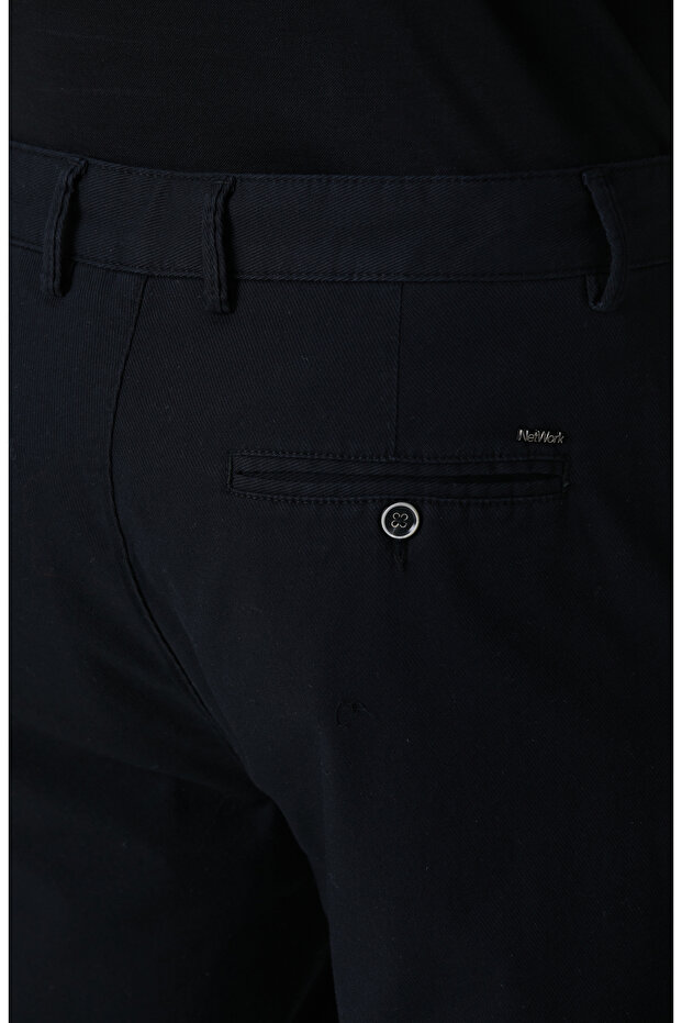 Siyah Chino Pantolon - 5