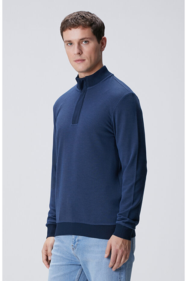 Lacivert Sweatshirt - 4