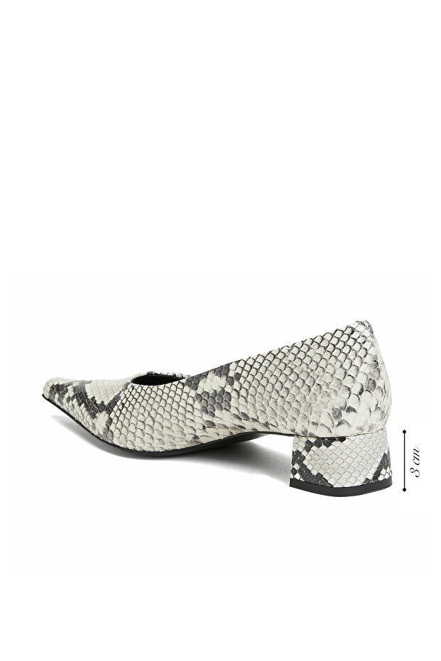 Bej Kadın Deri Ayakkabı - 3