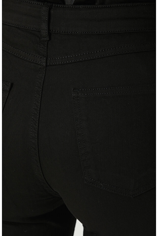 Siyah Denim Pantolon - 6