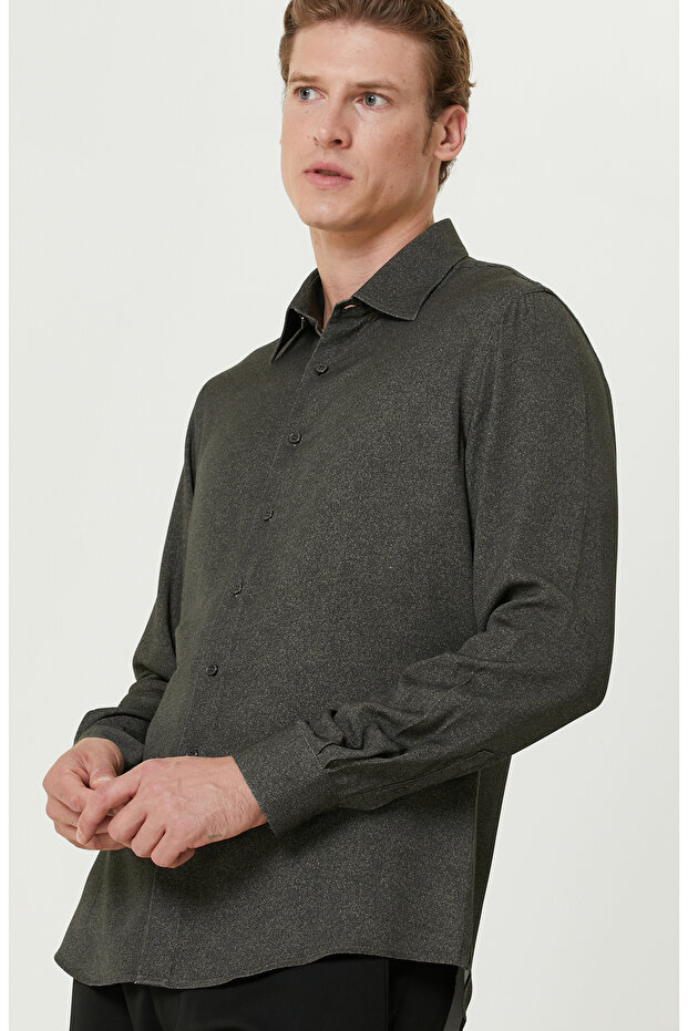 Haki Baskılı Gömlek - 2