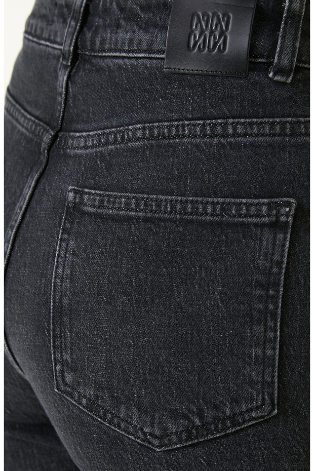 Antrasit Denim Pantolon - 4