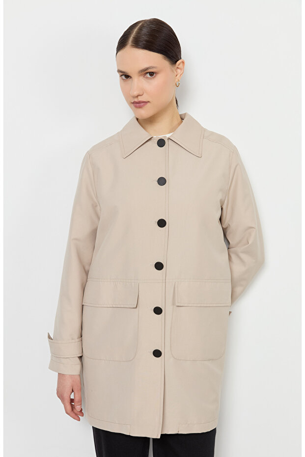 Torba Cepli Taş Trençkot - 2