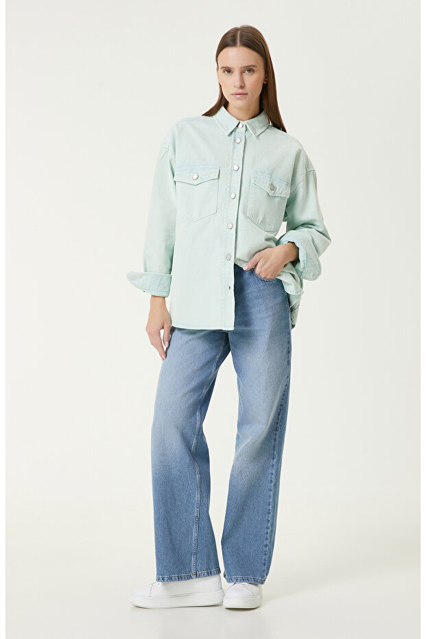 Mint Nane Denim Gömlek - 3